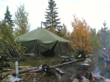 Leiripaikka hanhimets�ll�